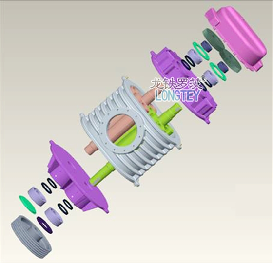 羅茨風(fēng)機配件圖
