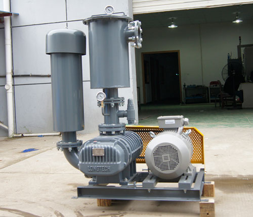 中央供料羅茨鼓風(fēng)機工作原理 中央供料羅茨鼓風(fēng)機工作原理