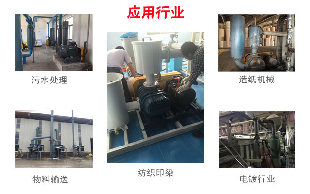 羅茨風(fēng)機(jī)應(yīng)用行業(yè)