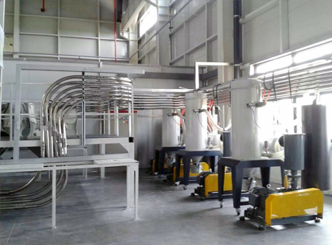 羅茨真空泵中央供料